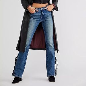 NWT! Free People Lace Up Jeans, size 26…